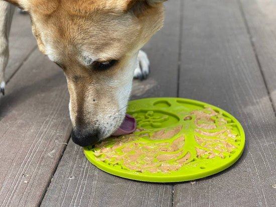 SodaPup Dog Toys - Tree of Life eMat Enrichment Lick Mat With Suction Cups Image
